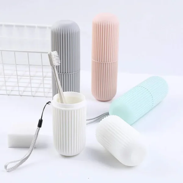 Portable Travel Case Toothpaste Brush Holder