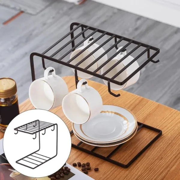 Iron Cup Holder Stand