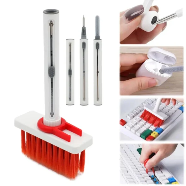 5-in-1 Keyboard Cleaning Brush Earphone Cleaning Pen Computer Cleaning tools
